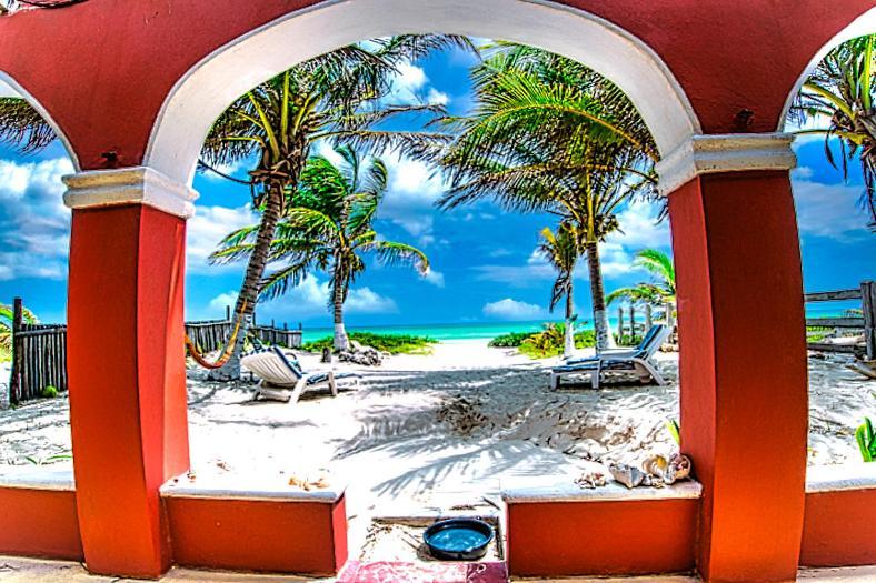 Beachfront Hacienda Del Cuyo Groundfloor Bagian luar foto