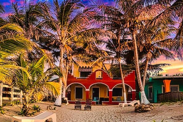 Beachfront Hacienda Del Cuyo Groundfloor Bagian luar foto