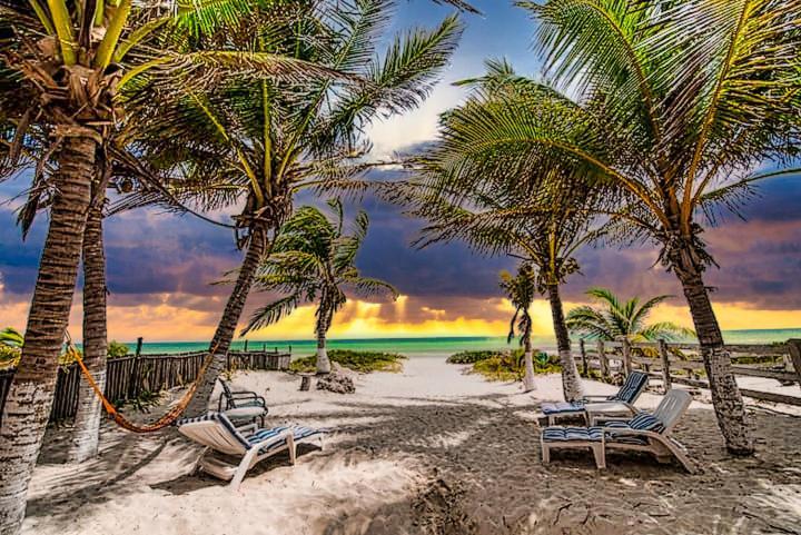 Beachfront Hacienda Del Cuyo Groundfloor Bagian luar foto